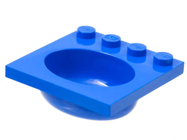 Sink 4 x 4 with Elliptical Basin in Blue