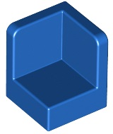Panel 1 x 1 x 1 Corner in Blue