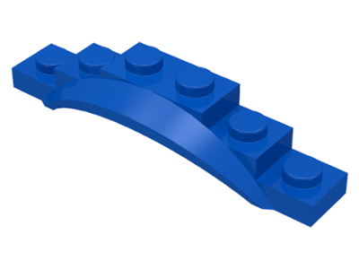 Wheel Arch, Mudguard, 1 1/2 x 6 x 1 [Arch Extended] in Blue