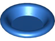 Equipment Dish / Plate / Bowl 3 x 3 [Plain] in Blue