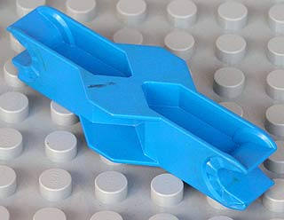 Duplo Toolo Arm 2 x 6 with Clip at Both Ends in Blue