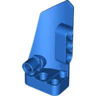 Technic Panel Fairing # 4 Small Smooth Long, Side B in Blue