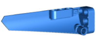 Technic Panel Fairing #6 Long Smooth, Side B in Blue