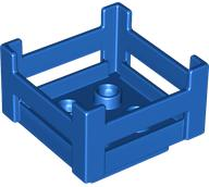 Duplo Container Wooden-Style Crate in Blue