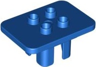 Duplo Table 3 x 4 x 1 1/2 with 4 Top Studs in Blue