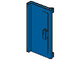 Door 1 x 2 x 3 with Vertical Handle in Blue
