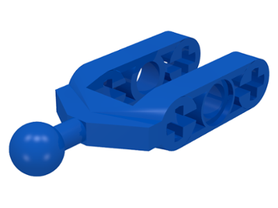 Technic Steering Knuckle Arm with Ball Joint in Blue