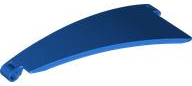Technic Panel Curved 5 x 13 x 2 Tapered, Left #50 in Blue