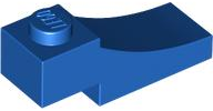 Brick Curved, 3 x 1 with 1/3 Inverted Cutout in Blue