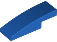 Brick Curved 3 x 1 x 2/3 in Blue