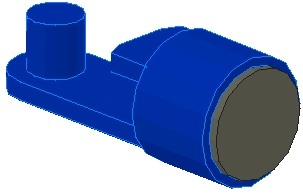 Magnet Coupling, Train, for Train Base in Blue