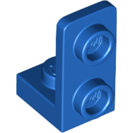 Bracket 1 x 1 - 1 x 2 Inverted in Blue