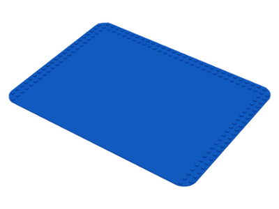 Baseplate 24 x 32 with Studs on Edges in Blue