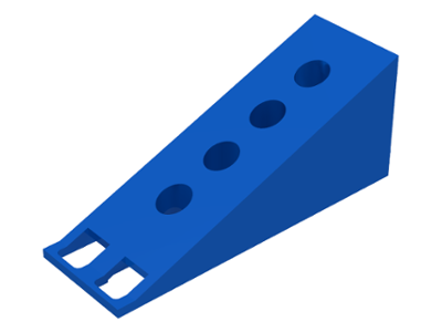Fabuland, Roof Support Slope 6 x 2 in Blue