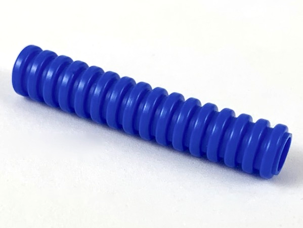 Hose, Ribbed 7mm D. 5L / 4.0cm in Blue