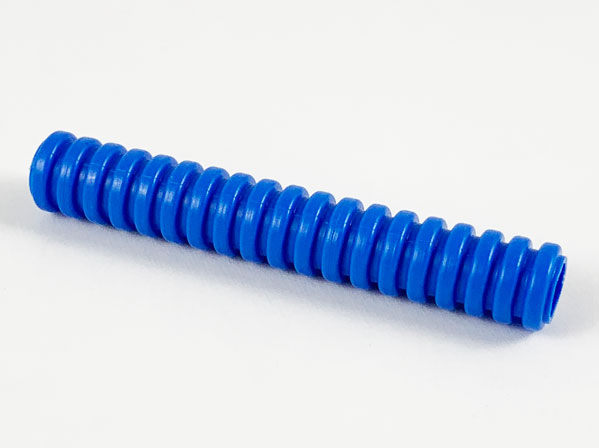 Hose, Ribbed 7mm D. 6L / 4.8cm in Blue