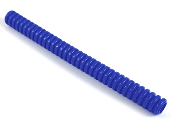 Hose, Ribbed 7mm D. 11L / 8.8cm in Blue