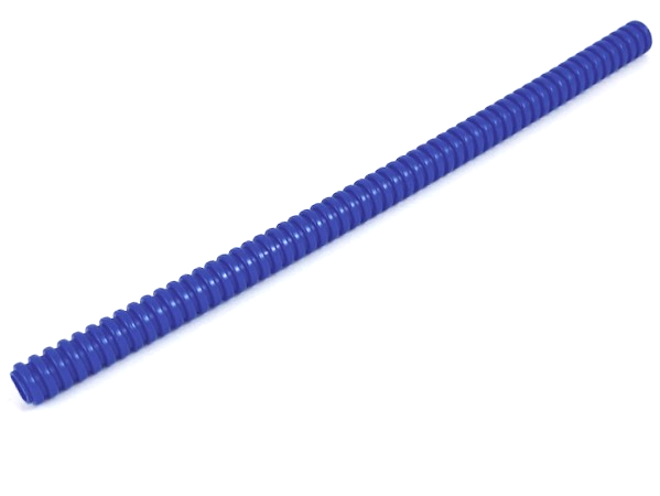 Hose, Ribbed 7mm D. 18L / 14.4cm in Blue