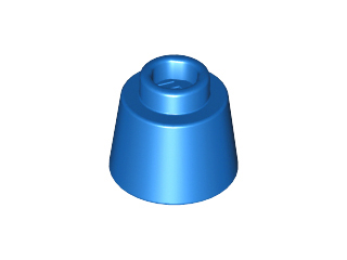 Cone 1.17 x 1.17 x 2/3 (Fez) in Blue