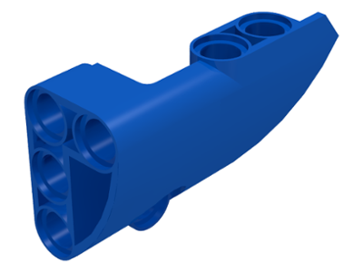 Technic Panel Fairing #2 Small Smooth Short, Side B in Blue