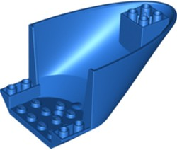 Aircraft Fuselage Curved Aft Section 6 x 10 Bottom in Blue