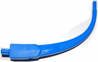 Large Figure Tail / Horn in Blue