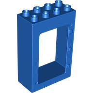 Duplo Door Frame 2 x 4 x 5 in Blue