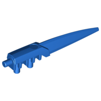 Large Figure Weapon Blade, Long Flexible in Blue