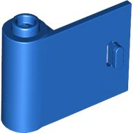 Door 1 x 3 x 2 Left - Open Between Top and Bottom Hinge in Blue