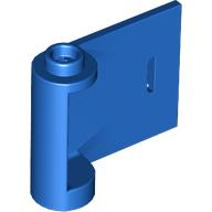Door 1 x 3 x 2 Right - Open Between Top and Bottom Hinge in Blue
