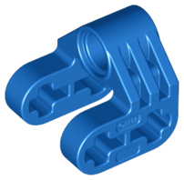 Technic Axle and Pin Connector Perpendicular Split in Blue