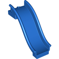 Duplo Playground Slide Straight with Two Top Studs in Blue