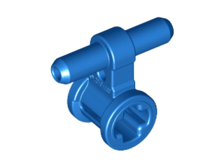 Pneumatic Hose Connector with Axle Connector in Blue
