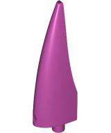 Animal Body Part, Barb / Claw / Tooth / Talon / Horn, Large in Magenta