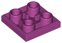 Tile Special 2 x 2 Inverted in Magenta