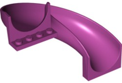 Slide Curved 180° in Magenta