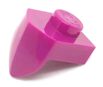 Plate Special 1 x 1 with Vertical Tooth in Magenta