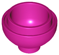 Brick Round 2 x 2 Dome Bottom [Open Stud] in Magenta