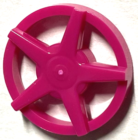Wheel Cover 5 Spoke - for Wheel 18976 in Magenta