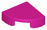 Tile Round 1 x 1 Quarter in Magenta