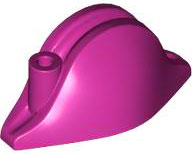 Hat Pirate Bicorne (Admiral) in Magenta