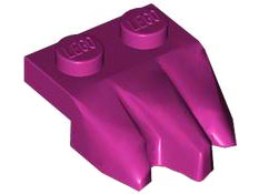 Plate Special 2 x 3 with Rocks in Magenta