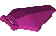 Windscreen 6 x 4 x 1 Hexagonal with Handle in Magenta