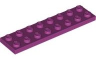 Plate 2 x 8 in Magenta