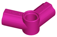 Technic Axle and Pin Connector Angled #5 - 112.5° in Magenta