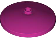 Dish 4 x 4 Inverted with Open Stud [Radar] in Magenta