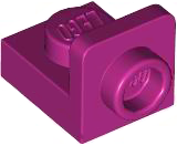 Bracket 1 x 1 - 1 x 1 Inverted in Magenta
