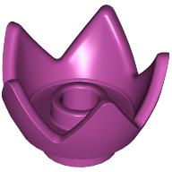 Crown / Flower / Egg Shell Half in Magenta