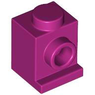 Brick Special 1 x 1 with Headlight in Magenta