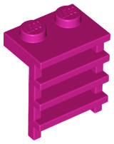 Plate Special 1 x 2 with Ladder in Magenta